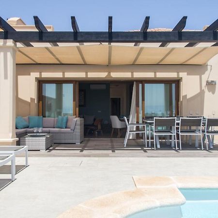 Luxurious Villa With Amazing Sea View And Pool Caleta De Fuste Kültér fotó