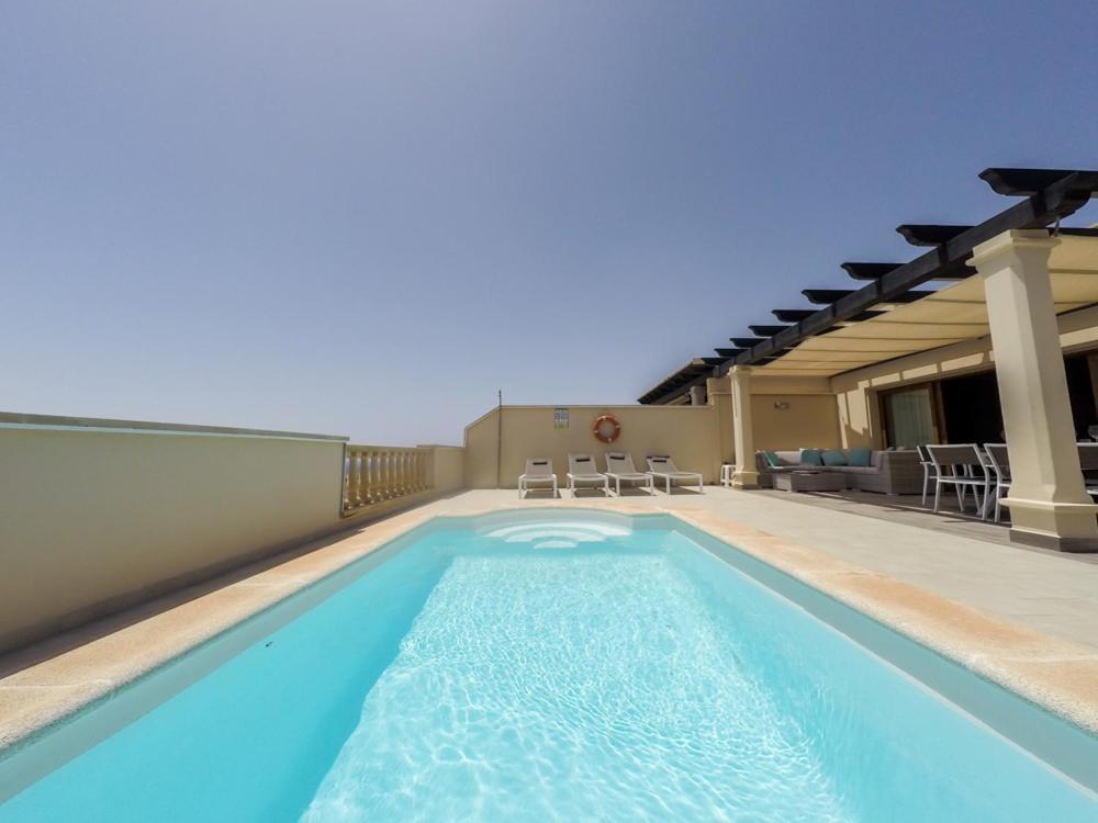 Luxurious Villa With Amazing Sea View And Pool Caleta De Fuste Kültér fotó