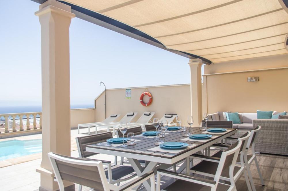 Luxurious Villa With Amazing Sea View And Pool Caleta De Fuste Kültér fotó
