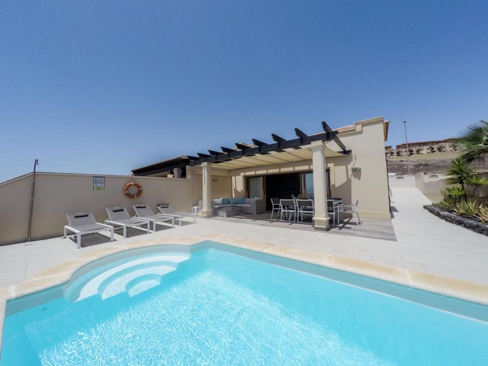 Luxurious Villa With Amazing Sea View And Pool Caleta De Fuste Kültér fotó